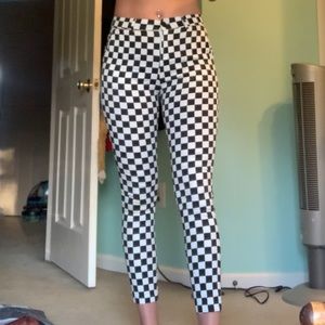 checkered pants